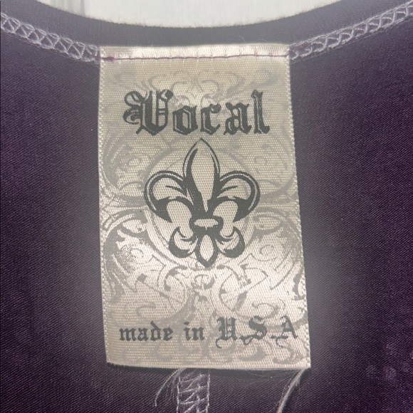 “SEND UR PRICE?” Beautiful Front/Back Embellished Purple Sleeveless Top 💜 - Picture 8 of 8